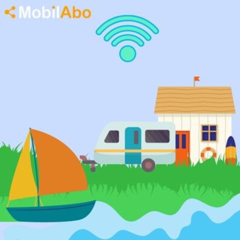 Bedste mobilt bredbånd til sommerhuset, campingvognen og båden